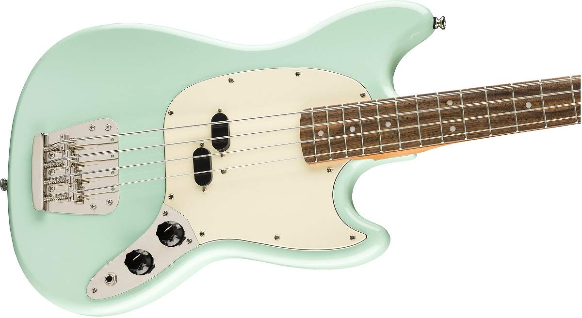 Squier Classic Vibe 50s Mustang Bass, Surf Green, Laurel Fingerboard